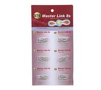 Adfaga Maillons Rapides de Chaîne de Vélo 6 Paires de Connecteurs de Chaîne de Vélo en Acier Robuste pour la Réparation de Vélos de Route de Montagne Remplacement Durable de Maillo (Vitesse 6/7/8)