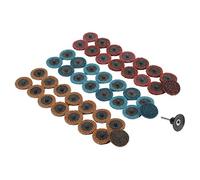 Adfaga Meule abrasive de polissage de la protection de polissage 40pcs réglée pour le retrait de ternissure de ponçage léger d'outil rotatoire Nettoyage extérieur non métalliqu
