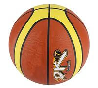 Adfaga Mini Ballon de Basket-Ball Gonflable coloré en Caoutchouc de qualité supérieure, Ballon de Sport d'entraînement pour Adultes, Jeux d'intérieur et d'extérieur, Taille 24.6cm