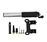 Adfaga Mini Pompe à Main Portable en Alliage d'aluminium, Pompe de gonflage de pneus de vélo avec Haute Pression de 140 psi pour vélos de Route, VTT, Accessoires de Cyclisme 18 cm