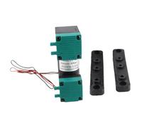 Adfaga Mini pompe à vide industrielle haute puissance 24 W 90 350 kpa pression 10 20 L min débit pompe à membrane à faible bruit DC12 V DC24 V AC220 V pour appareils d'équipement s (AC220V)