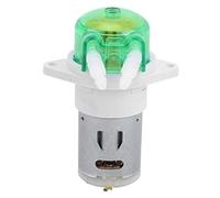 Adfaga Mini pompe péristaltique DC Pompe à eau de dosage de liquide de haute précision avec tube BPT pour pulvérisation de drone de jardin d'aquarium et utilisation industrielle Co (DC12V)