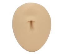 Adfaga Modèle de nombril professionnel en silicone pour outil de formation à la pratique du perçage d'acupuncture Simulateur de nombril réaliste pour hôpitaux, cliniques, écoles