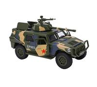 Adfaga Modèle de Voiture en Alliage 1:32, véhicule à Traction avec Son et lumière pour garçons, Vert 155x70x78mm