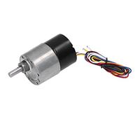 Adfaga Moteur à engrenages sans balais 12 V CC, réduction de vitesse, faible bruit, couple élevé, arbre en D, moteur électrique avec rotation CW CCW pour équipement d'automatisatio (960 tr/min)