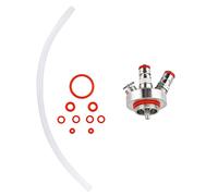 Adfaga Outil de brassage à domicile durable de qualité supérieure pour barils de vin de 2L 3.6L 5L et barils de boissons Mini distributeur de robinet de fût de bière en acier inoxy