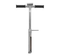 Adfaga Outil de sonde d'échantillonneur de Sol en Acier Inoxydable précis avec pédale d'éjection pour Les Pieds pour pelouse, Tests de Sol et Plantation de 304 en Acier Inoxydable