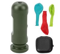 Adfaga Outil d'entraînement à l'égalisation des oreilles Équilibreur de pression auriculaire professionnel en alliage d'aluminium pour la plongée en apnée et la plongée sous-marine (Vert noirâtre)