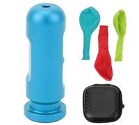 Adfaga Outil d'entraînement à l'égalisation des oreilles Équilibreur de pression auriculaire professionnel en alliage d'aluminium pour la plongée en apnée et la plongée sous-marine (Bleue)