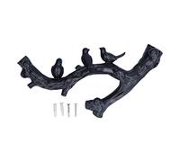 Adfaga Patères murales décoratives en forme de branche d'oiseau, crochets 3D pour serviettes, peignoirs et chapeaux, décoration pour la maison, la cuisine et la salle de bain. Fabr (Petite taille