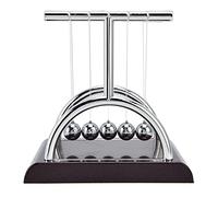 Adfaga Pendule Ball Balanced Ball Swing Educational Science Desk Decor Stress Relief Gift for Adults Office Home Plastic Steel Ball 13.5x11.5x14cm