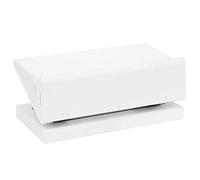 Adfaga Perforatrice professionnelle pour papier, robuste, 6 mm, 2 trous, outil manuel de papeterie de bureau pour reliure de documents, rapports, plastique ABS, capacité de 20 mm