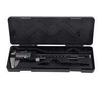 Adfaga Pied à coulisse numérique en acier inoxydable 0 150 mm Jauge micrométrique électronique Outil de mesure de haute précision pour les ingénieurs mécaniciens travail du bois tr