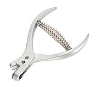 Adfaga Pince à poinçonner professionnelle en acier inoxydable, perforatrice de trous en forme de U, outil de coupe manuel robuste pour la vérification des billets, les projets arti