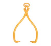 Adfaga Pince de levage de bûches robuste en acier de qualité professionnelle, pince à griffes en bois pour l'exploitation forestière et la manipulation du bois, capacité de 16 pouc