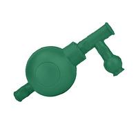 Adfaga Pipette de laboratoire à poire d'aspiration en caoutchouc naturel avec 3 valves, pression sécurisée, pour prélèvements quantitatifs en chimie et biologie, rouge et verte, 13 (Verte)