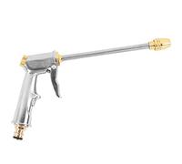 Adfaga Pistolet de pulvérisation d'eau haute pression, buse en laiton robuste, jet réglable, fixation de tuyau longue portée pour le lavage de voiture, l'arrosage du jardin, l'entr