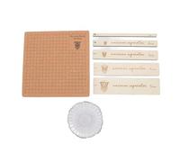 Adfaga Planche à macramé et épingles, grilles double face, planche de projet en macramé avec 5 règles, 30 épingles en T pour tresser des bracelets, création de macramé, amateurs de