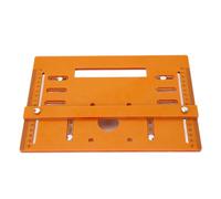Adfaga Plaque de base universelle pour machine de découpe, planche inférieure de scie circulaire durable pour le travail du bois avec conception de poinçonnage pour les projets de