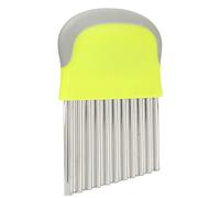 Adfaga -pommes de terre ondulé professionnel, couteau trancheur de copeaux en acier inoxydable pour la cuisine, facile des oignons, des fruits et des pommes de terre en tranches o