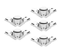 Adfaga Premium 5pcs en Acier Inoxydable Bouteille de vin Stoppers étanche à air étanche pour Les Restaurants hôtels Accessoires de Cuisine en Argent 3,8 cm 5,5 cm