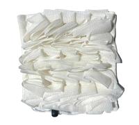 Adfaga Premium Bath Loofah Sponge 2 in 1 Exfoliating Shower Puff with Soft Mesh for Gentle Face and Body Cleansing at Home or Travel Made of Durable Nylon and Towel Cloth 1PC