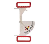 Adfaga Professionnel en Acier Inoxydable Sow Backfat Caliper Précision Feeding Management Toue pour Les éleveurs de porcs Sows Enceintes Mesure de Graisse corporelle Équipement agricole