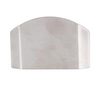 Adfaga Protège-doigts en acier inoxydable de qualité supérieure, outil de cuisine de protection réglable pour hacher les aliments en toute sécurité, trancher les dés, cuisine à dom