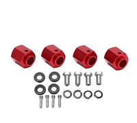 Adfaga RC Hex Moyeu De Roue Adaptateur En Alliage D'aluminium Élargissement Connecteur pour Traxxas 1/10 RC Crawler Voiture Mise À Niveau Performance Durable Heavy Duty avec Vi (12 mm)