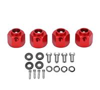 Adfaga RC Hex Moyeu De Roue Adaptateur En Alliage D'aluminium Élargissement Connecteur pour Traxxas 1/10 RC Crawler Voiture Mise À Niveau Performance Durable Heavy Duty avec Vi (10 mm)
