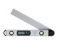 Adfaga Règle d'angle numérique 400 mm, outil de mesure professionnel avec grand écran LED de 2 pouces, rapporteur de niveau électronique précis pour les ingénieurs en construction