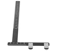 Adfaga Règle de réglage carrée en Forme de L pour Arc, Outil de Mesure en Alliage d'aluminium pour Le tir à l'arc Classique, Arc à poulies, Configuration du Point d'encoche, positi