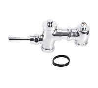 Adfaga Robinet de chasse d'urinoir rétractable G1in, type à pression manuelle, économie d'eau, robinet de chasse en laiton avec débit réglable pour toilettes publiques, salles de b