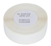Adfaga Rouleau d'autocollants thermiques pour imprimante, étiquettes autocollantes blanches, étanches, en PVC, 12 x 30 mm, 210 feuilles, pour cuisine, bureau, vêtements, bijoux