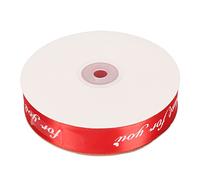 Adfaga Rouleau de ruban de satin de 2,5 cm de large, 91,4 m, qualité supérieure, couleurs vives, imprimé juste pour vous, ruban en polyester pour emballage de cadeaux de mariage et