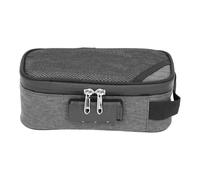 Adfaga Sac Anti-Odeur avec Serrure à Combinaison Charbon Actif Anti-Odeur Conteneur de Stockage de Voyage Pochette Portable sécurisée Anti-Odeur pour Voyage Camping Voyages d'affai (Grise)