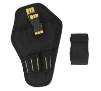 Adfaga Sac de Ceinture de Forage Professionnel, Pochette à Outils Robuste de Grande capacité en Tissu Oxford avec Conception renforcée pour électriciens plombiers Noir