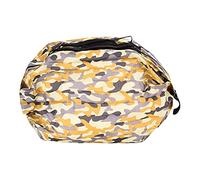Adfaga Sac de Courses en Tissu Oxford de qualité supérieure, fourre-Tout de Rangement Pliable et réutilisable de Grande capacité avec bandoulière pour épicerie Voyage Pique-Nique à (Camouflage Jaune)