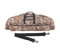 Adfaga Sac de Transport Haut de Gamme, étui rembourré de Grande capacité avec bandoulière réglable et Plusieurs Poches pour la Pratique du tir à l'arc, Les Sports de Plein air, lon (Camouflage)