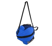 Adfaga Sacs de Basket-Ball Ronds en Maille Oxford, Pochette de Rangement pour Football, Durable, imperméable, bandoulière réglable pour Sports d'intérieur et d'extérieur, entraînem (Bord Noir en