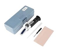 Adfaga Salinomètre réfractomètre Professionnel 3 en 1, testeur de Fluide de Coupe, salinité avec calibrage Clair pour Usage Industriel, Tests en Laboratoire, Longueur 17 cm, Poids (Compteur de