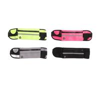 Adfaga Sangle de taille sportive imperméable Souffre réglable Léger Sac à taille en PVC pour la natation Activités extérieures de voyage en randonnée 4 Pack