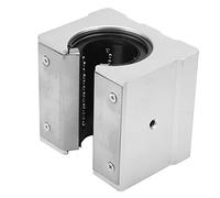 Adfaga SBR50UU Roulement à mouvement linéaire de type ouvert de 50 mm, bloc coulissant en alliage d'aluminium, roulement de précision à grande vitesse pour machines CNC et systèmes