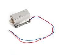 Adfaga Serrure solénoïde électrique DC 12 V, serrure électromagnétique robuste pour tiroir d'armoire, mécanisme de verrouillage réglable pour armoires de rangement, coffres-forts e