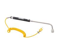Adfaga Sonde de thermocouple de surface de type K, capteur de température portable à réponse rapide à angle droit pour la recherche scientifique industrielle et l'ingénierie en pla