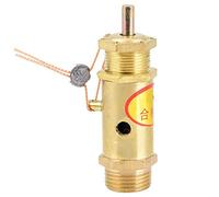 Adfaga Soupape de décharge de pression de sécurité pour compresseur d'air de qualité industrielle G3/8, construction en laiton robuste, soupape de surpression automatique pour géné (10 kg)