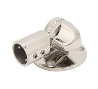 Adfaga Support d'antenne de Bateau en Acier Inoxydable, Collier de Serrage réglable à 180 degrés pour Rail à cliquet, pour Yachts Marins, Bateaux de pêche, Camping-Car