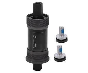 Adfaga Support de pédalier de vélo 68 mm, roulement scellé en acier à trou carré, axe de manivelle robuste, haute résistance, capacité de 1,5 tonne pour vélos de montagne, vélos de (118MM)