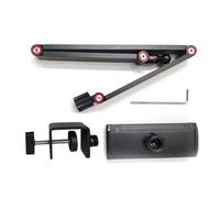 Adfaga Support de Tablette réglable à Bras Long en métal, Pince de Montage de Bureau Pliable, Support de téléphone pour Moniteur de Jeu, Chevet, Bureau, Usage Domestique, Durable,