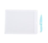 Adfaga Tableau de notation professionnel et outil de rainage avec mesures en cm et pouces pour la fabrication de cartes, création d'enveloppes, scrapbooking, plastique ABS 6,4 x 8,